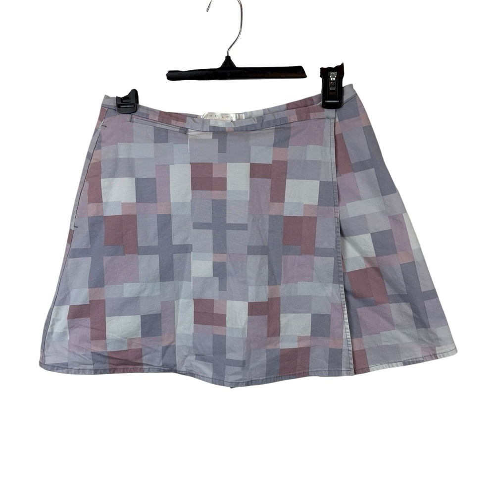 Vintage Gray Tag Nike Cotton Patchwork Skort Size Small